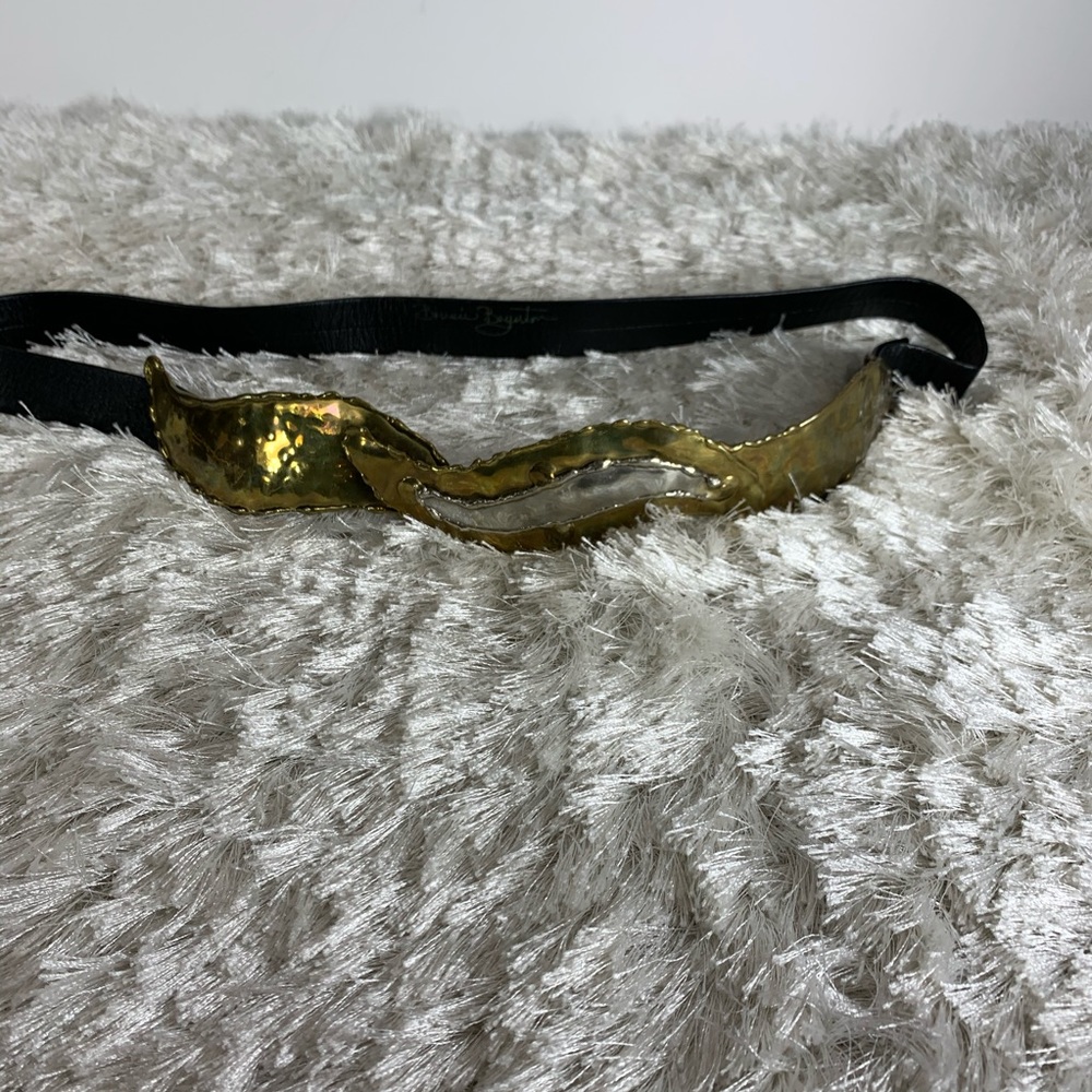 Bonnie Boynton Artisan Gold Silver Black Leather